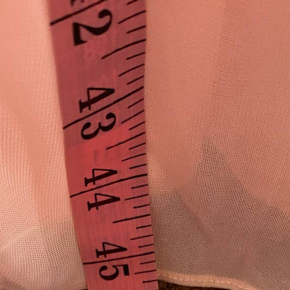 David's Bridal Pale Peach Size 4 Maxi One Shoulder Lace Dress F17063 Bellini - Picture 11 of 11